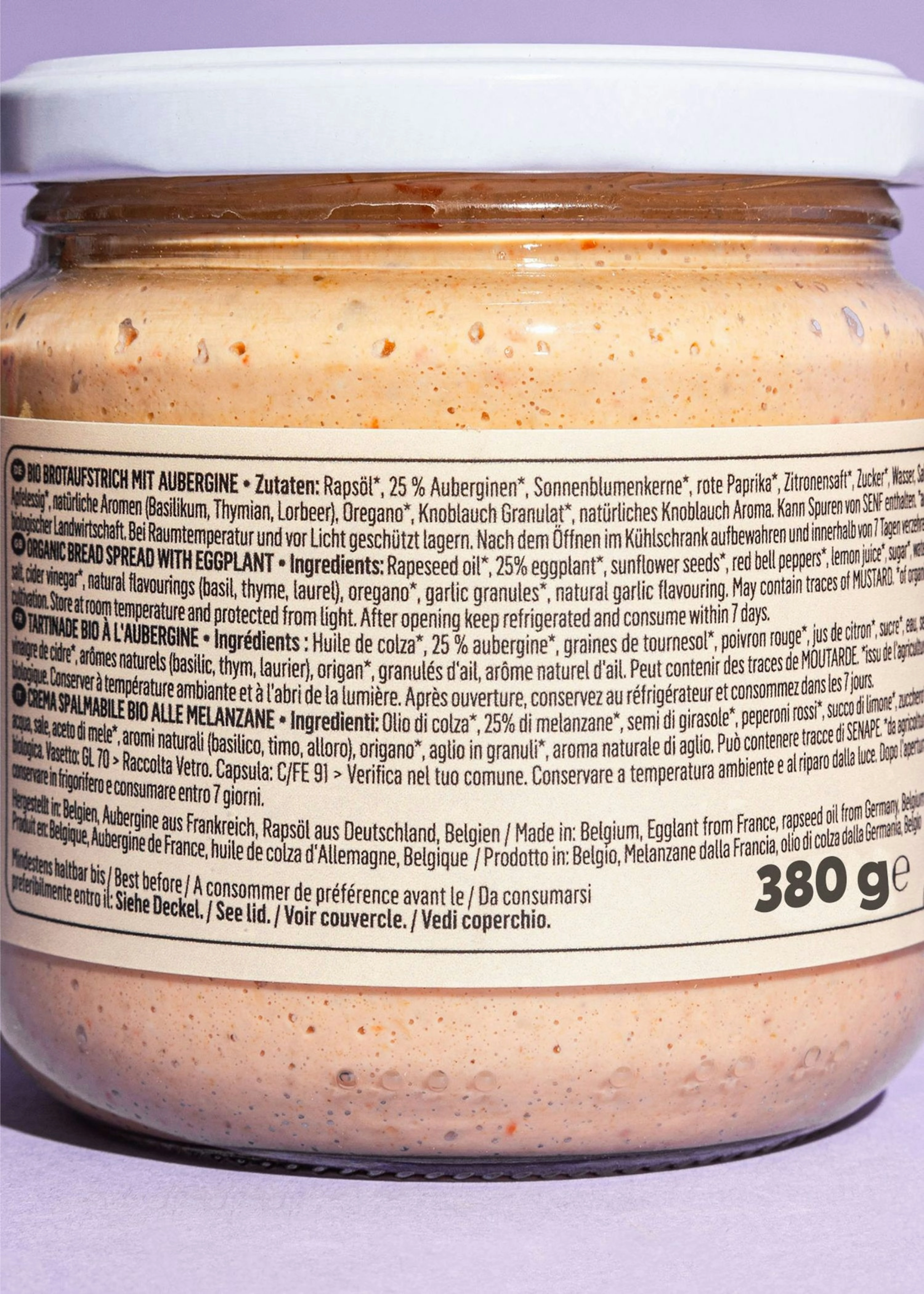 Bio Auberginen Aufstrich 380 g