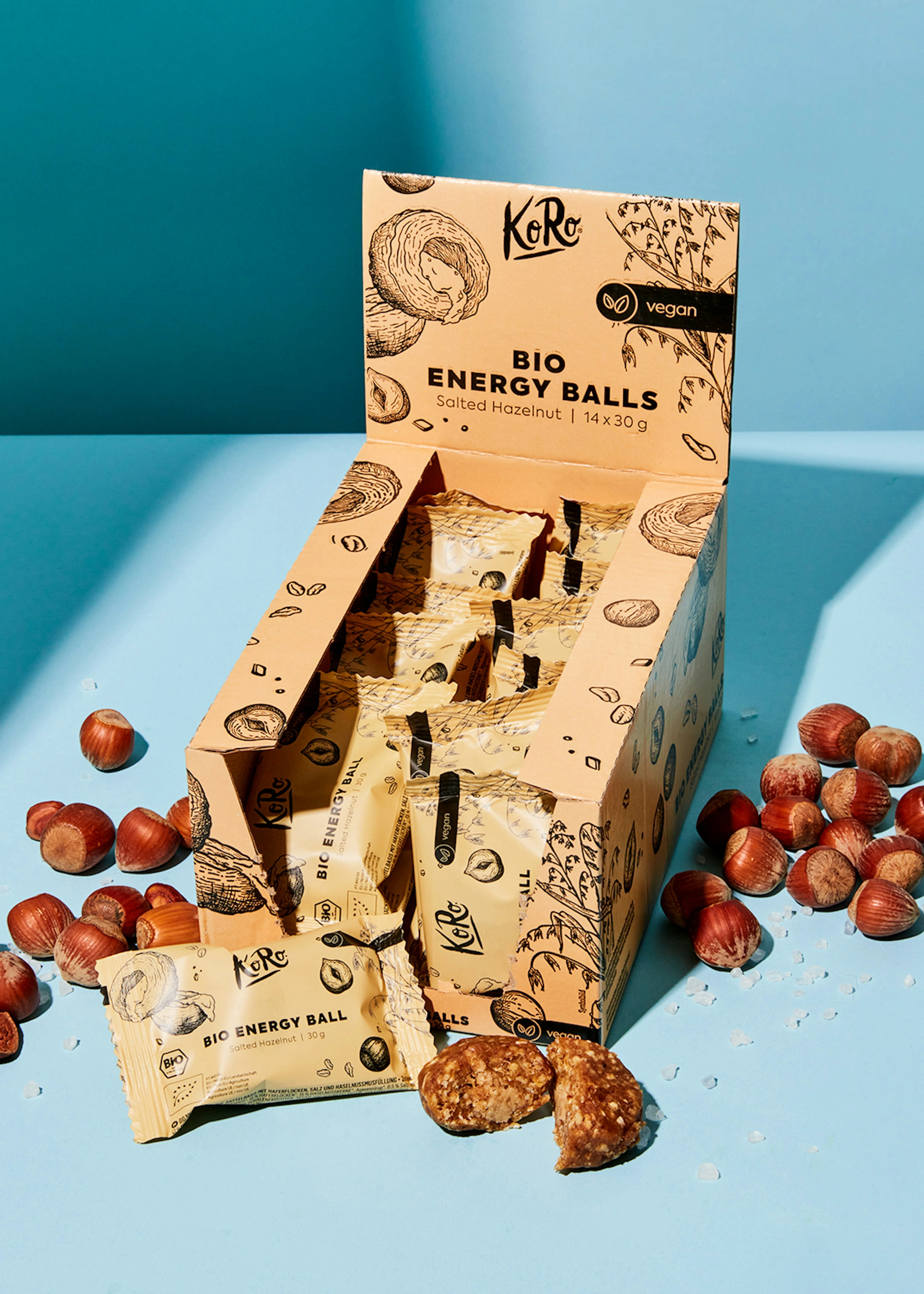 Bio Energy Ball Salted Hazelnut 14 x 30 g