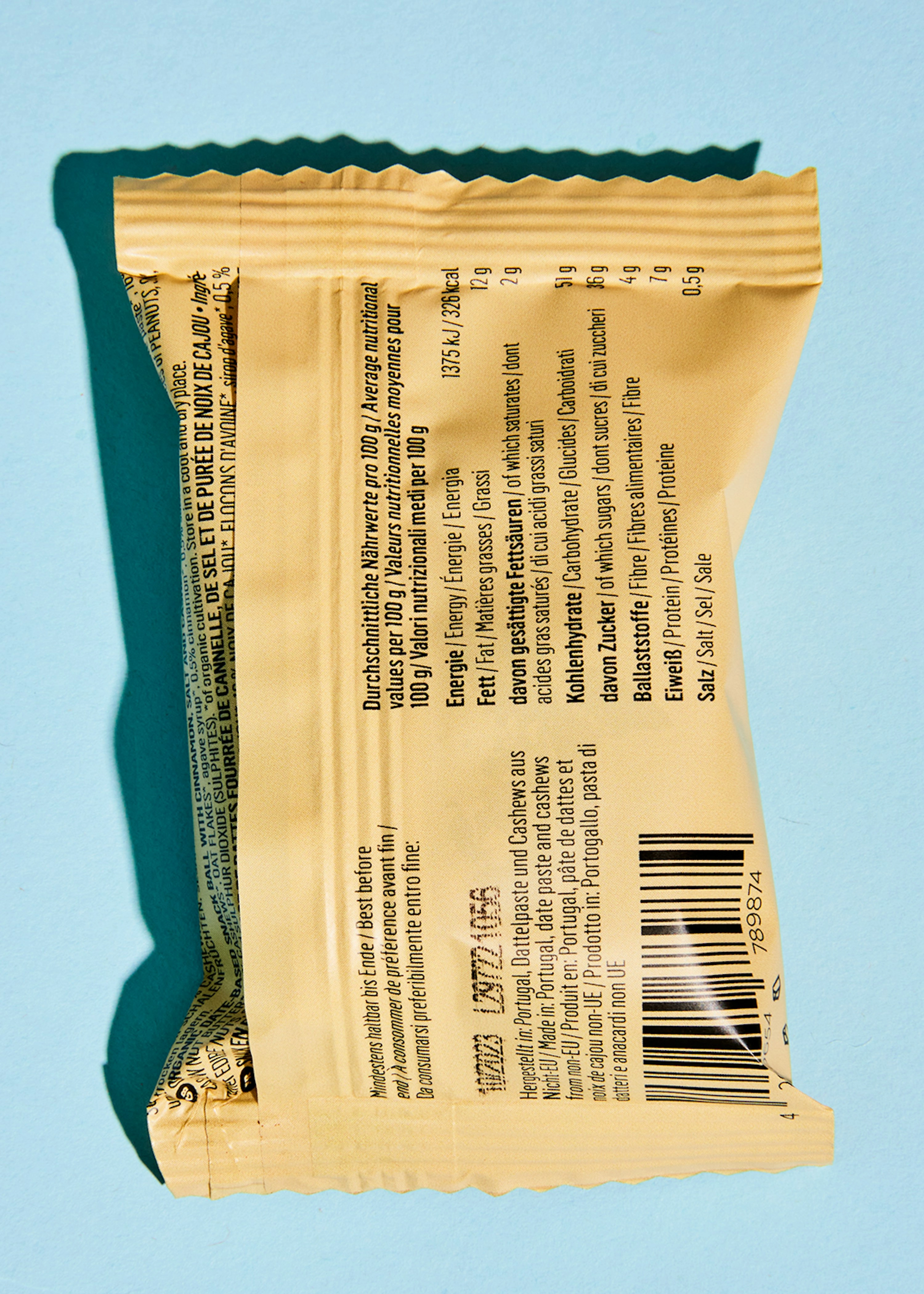 Bio Energy Ball Salted Cashew and Cinnamon 30 g
