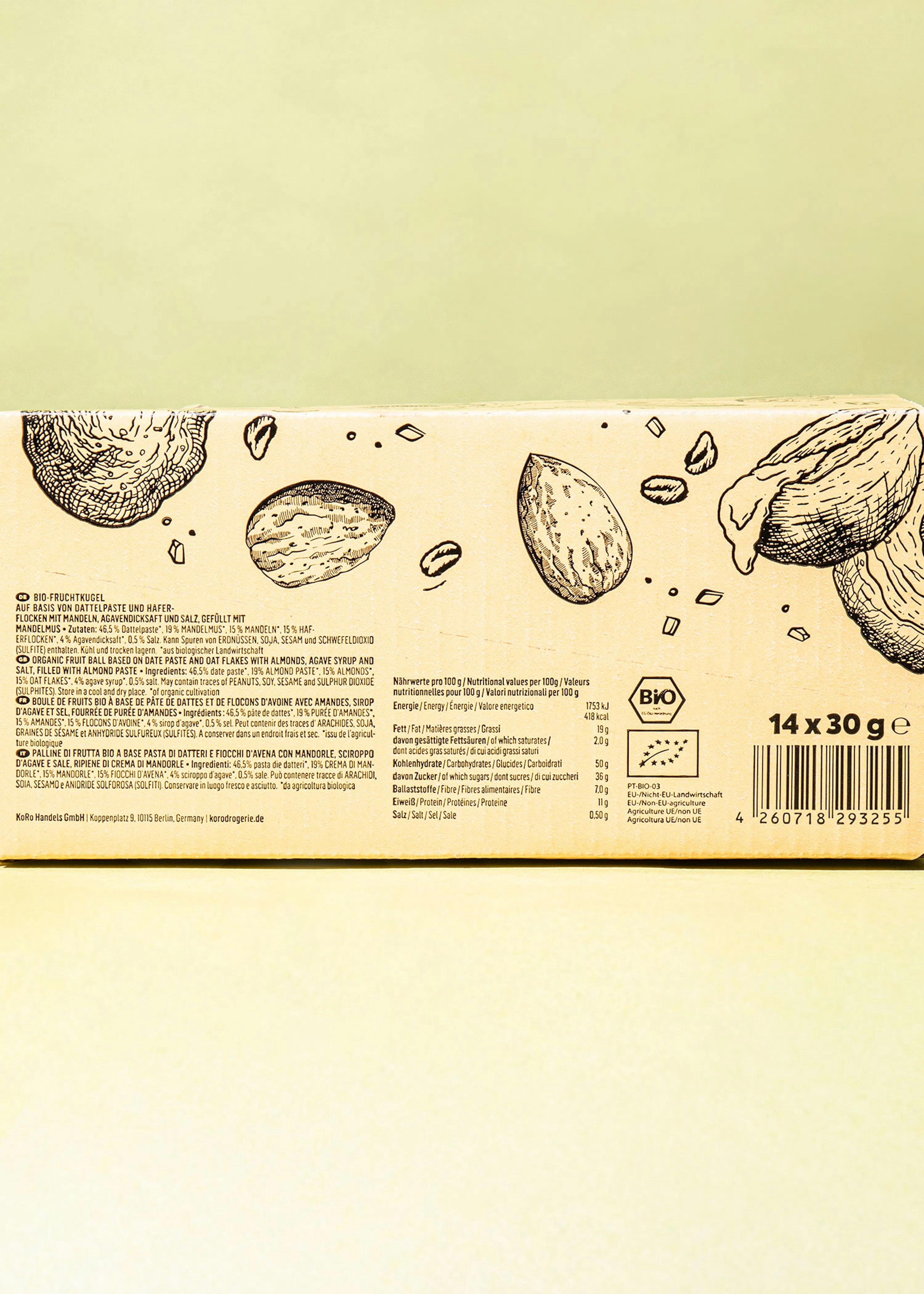 Bio Energy Ball Salted Almond 14 x 30 g