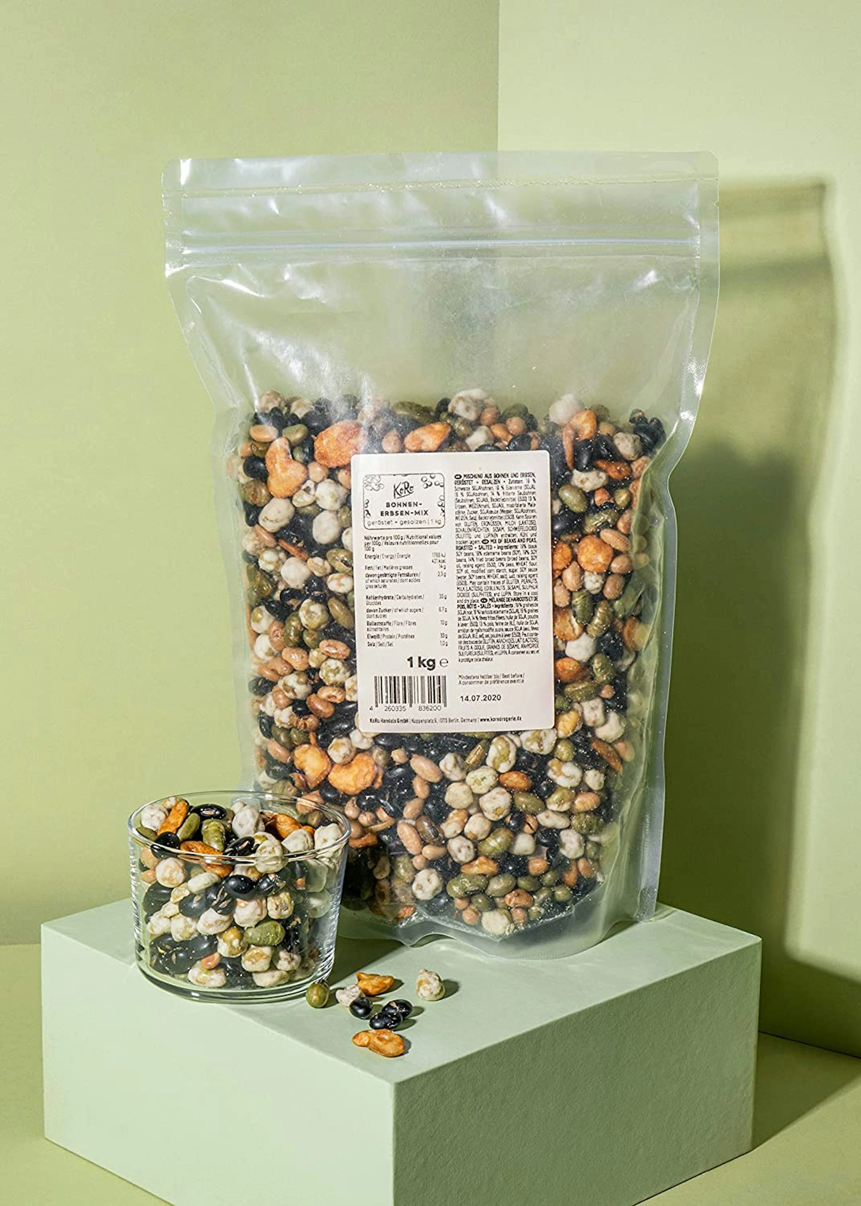 Geröstete und gesalzene Bohnen-Erbsen-Mix 1 kg