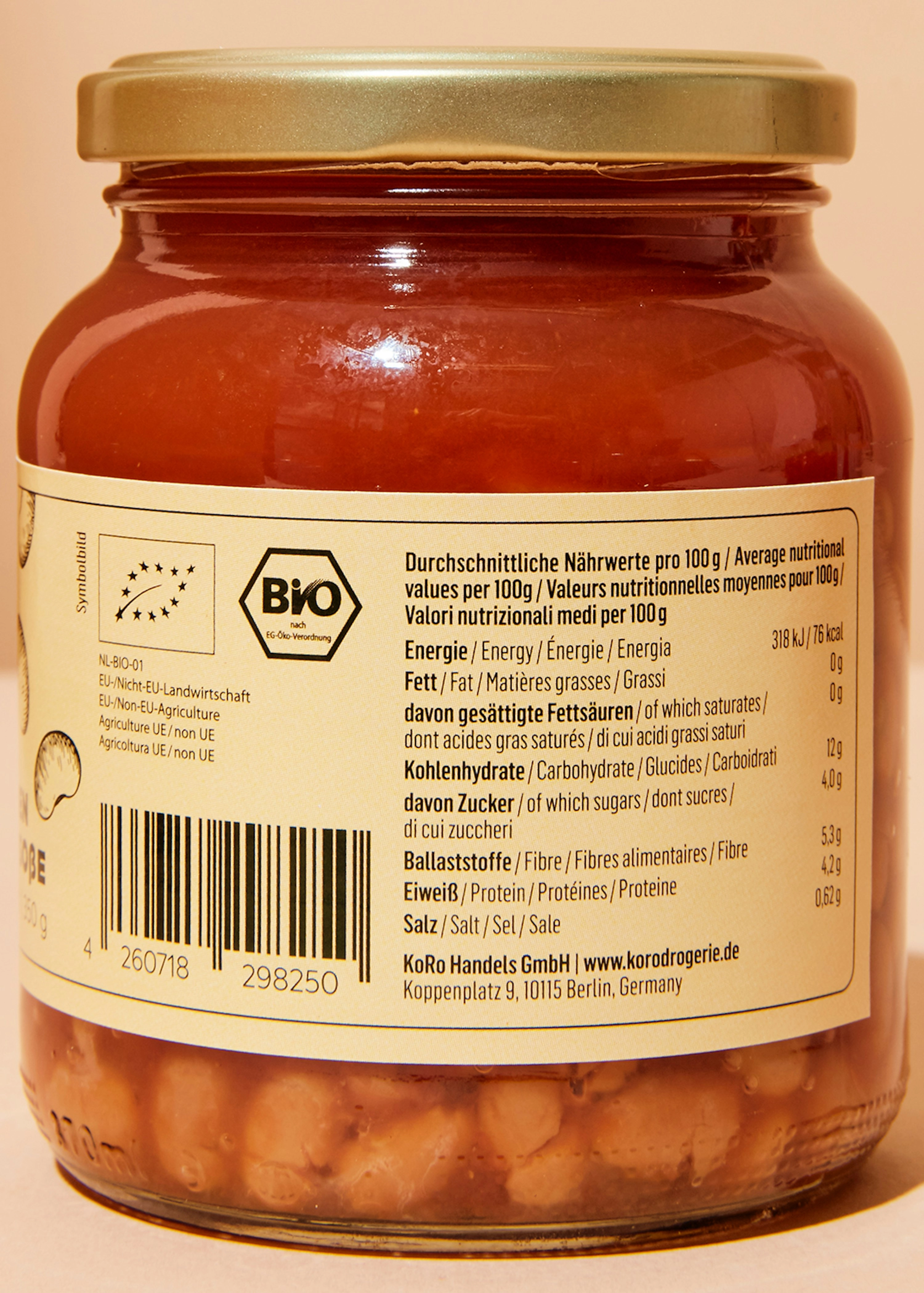 Weiße Bio Bohnen in Tomatensoße 350 g