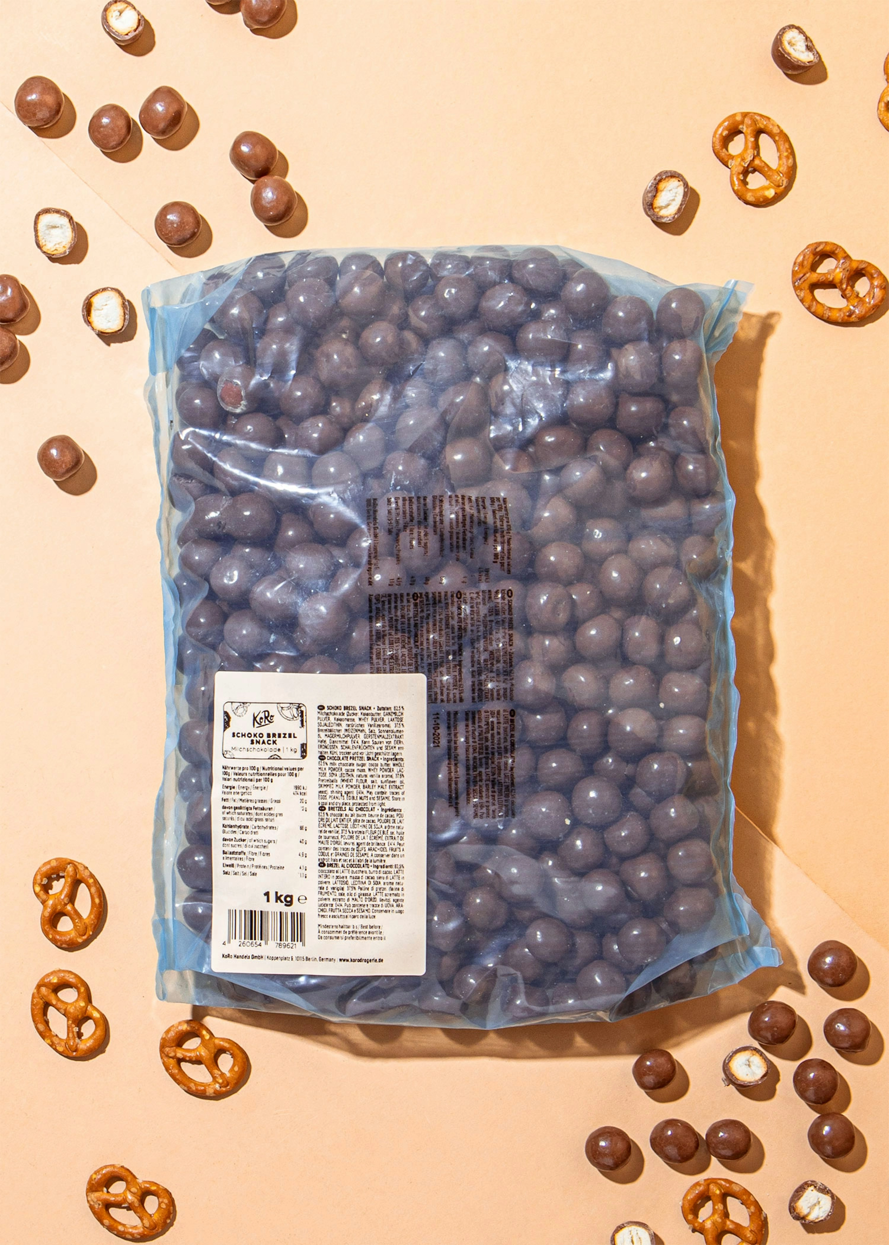 Schoko Brezel Kugeln 1 kg
