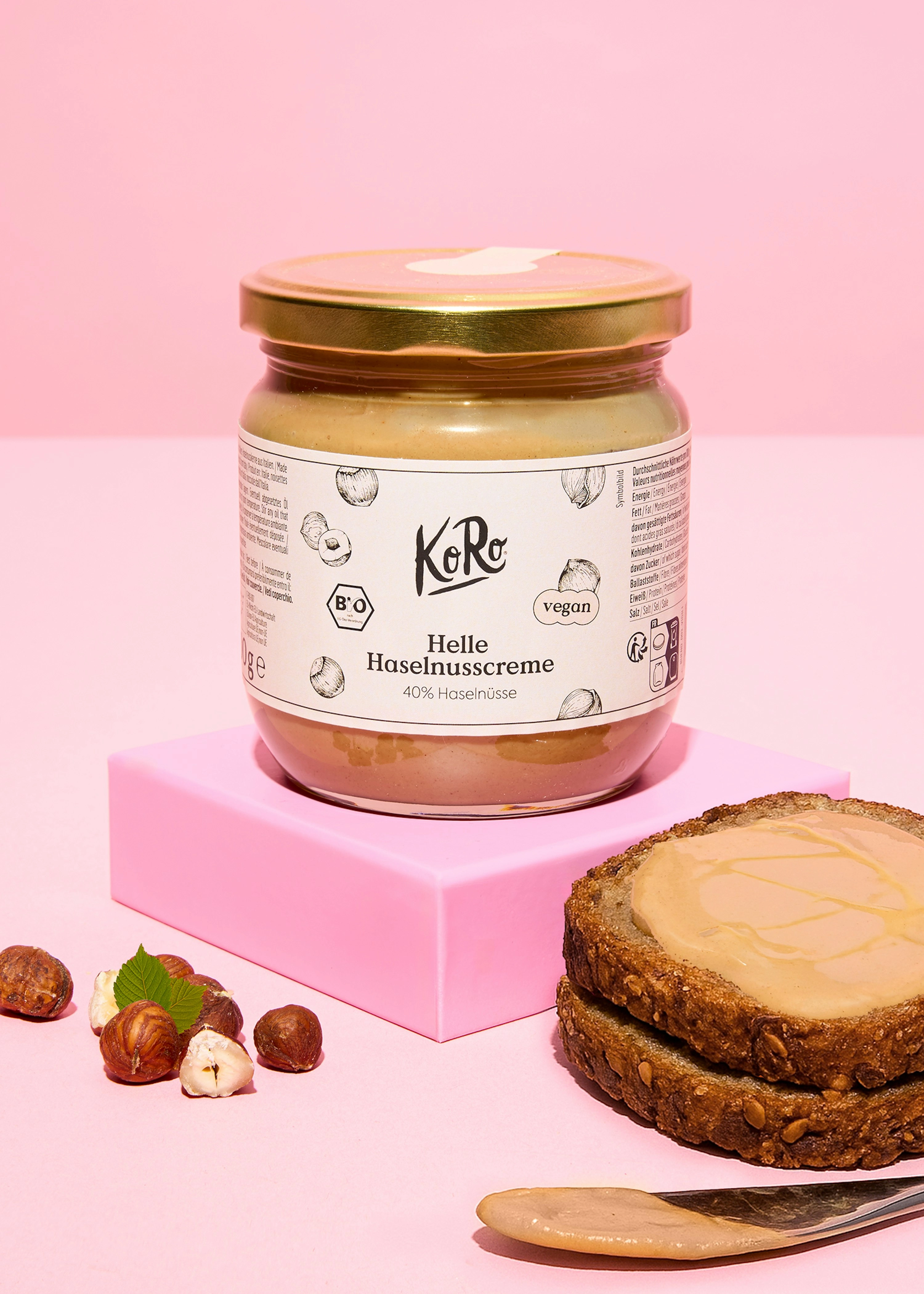 Helle Bio Haselnusscreme - Die „Buena Creme“ 400 g