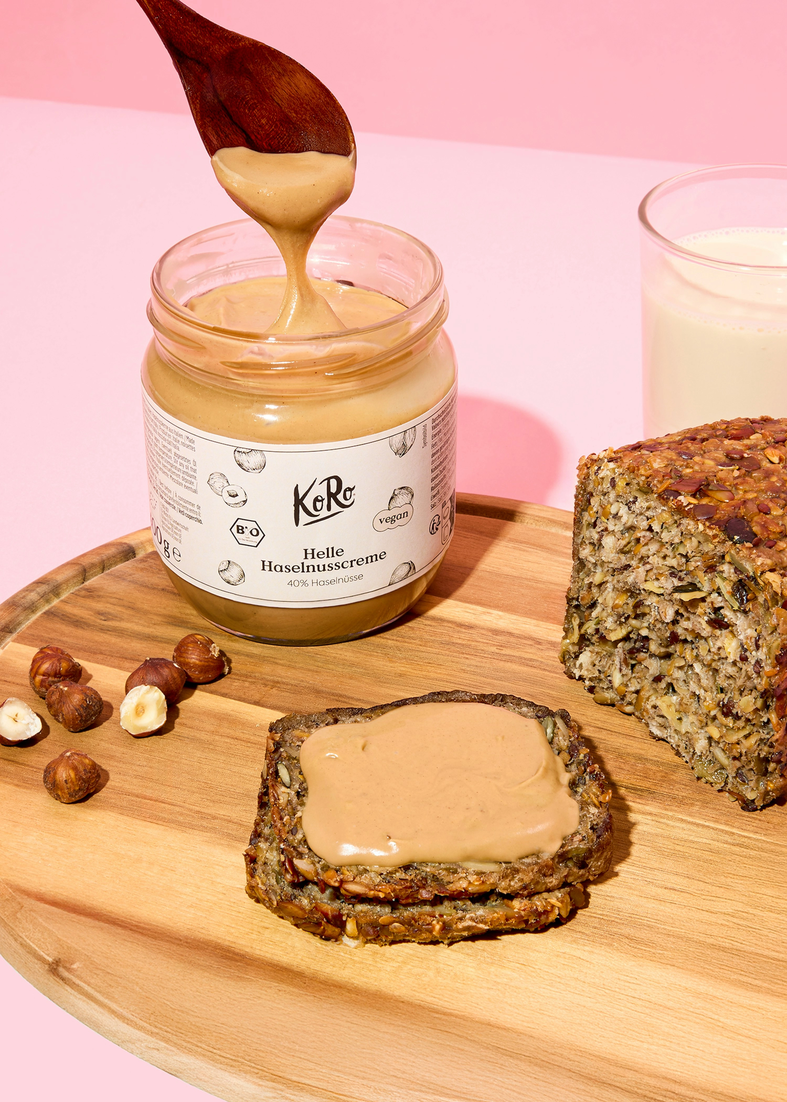 Helle Bio Haselnusscreme - Die „Buena Creme“ 400 g