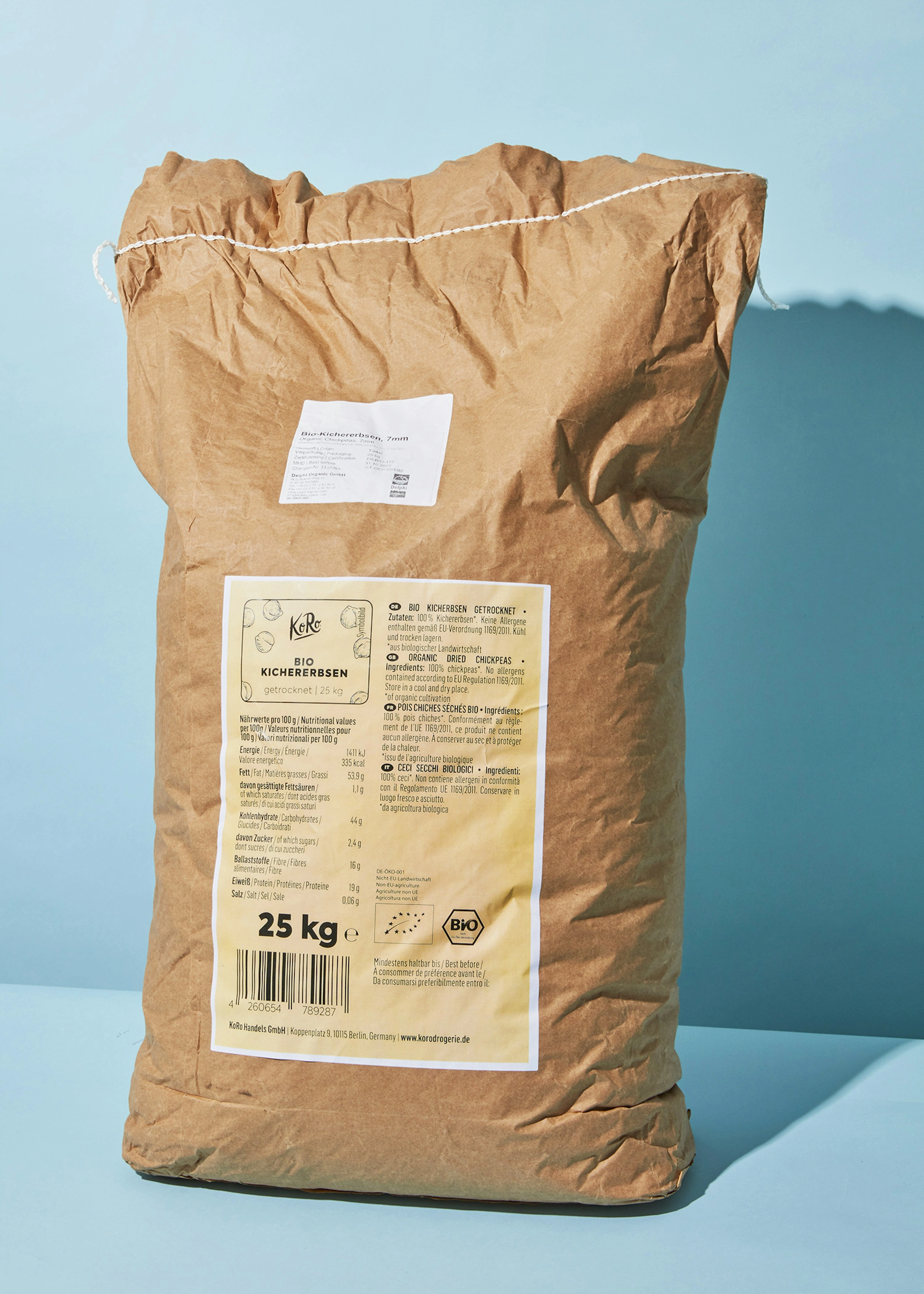 Bio Kichererbsen 25 kg