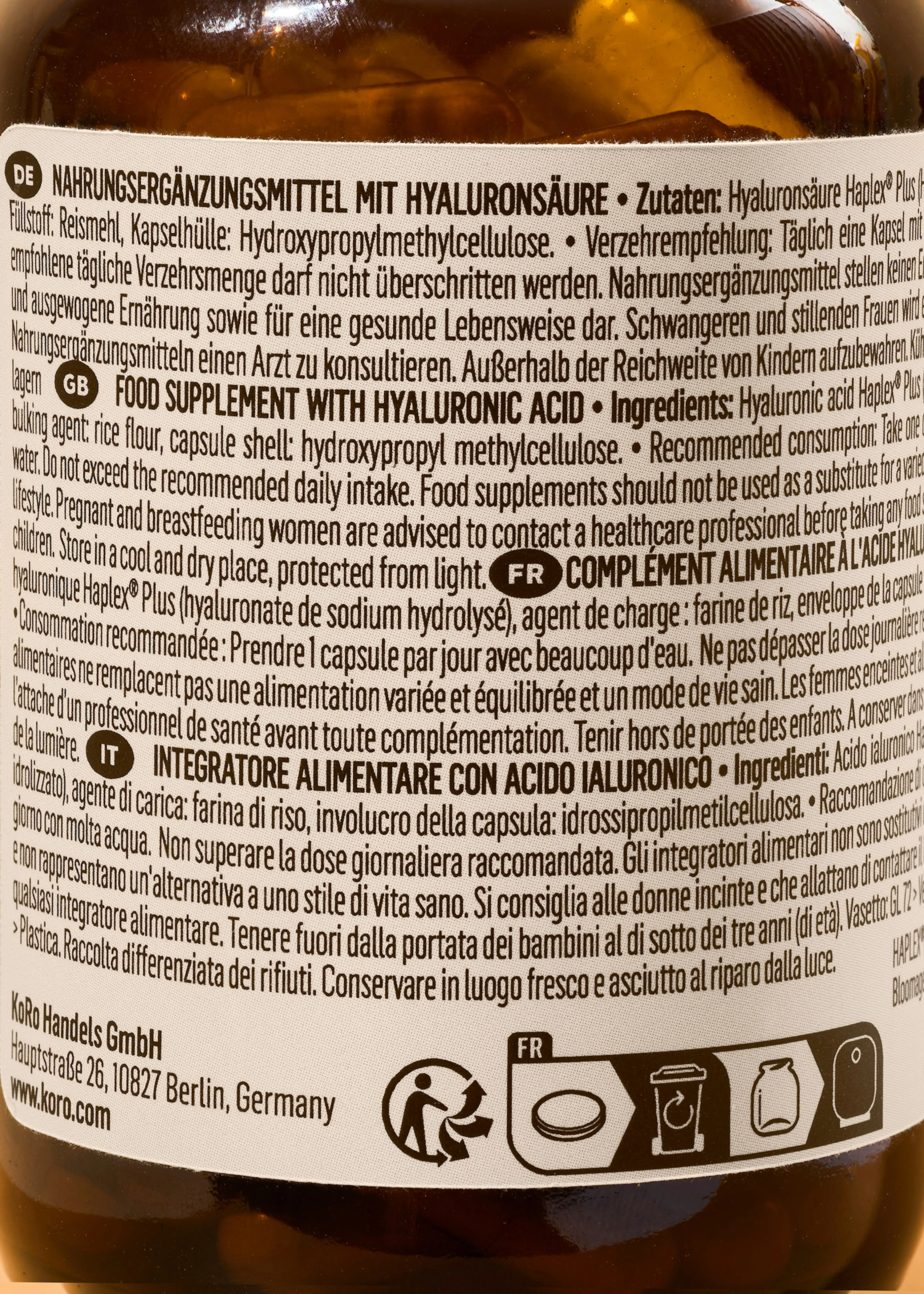 Hyaluron Kapseln 120 Stück