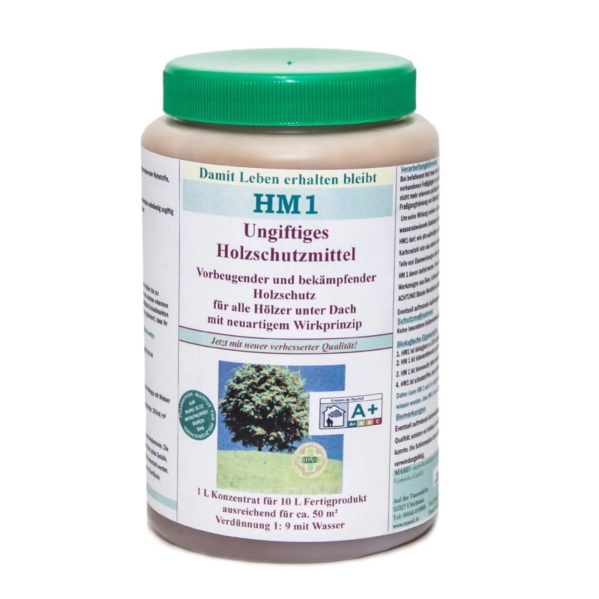 Masid HM1 Holzschutzmittel Konzentrat - 0,1 Liter