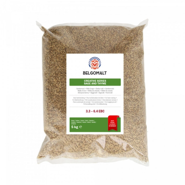 Belgomalt Creative Series Sage and Thyme infused 3.3 - 6.4 EBC 5 kg