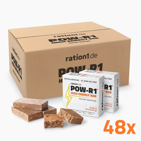 POW-R1® High Energy Notvorrat, 24 Tage Paket, 20 Jahre haltbar
