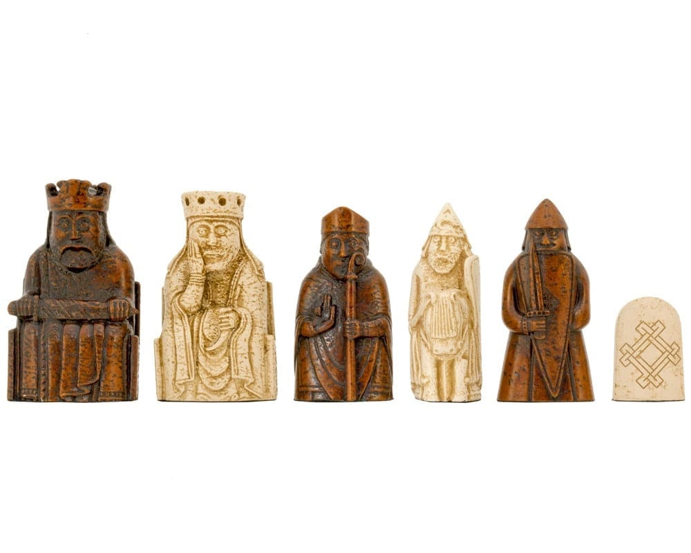 Schachfiguren von der Insel Lewis, 8 cm, von National Museums Scotland