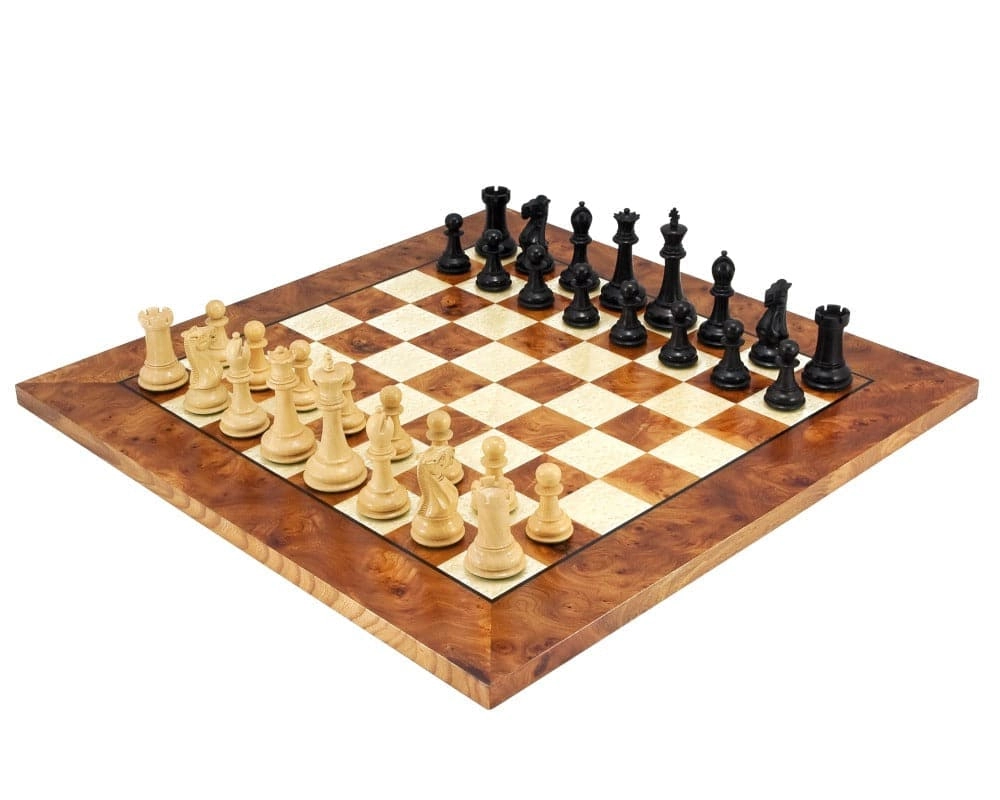 Victoria Burl Schach Set
