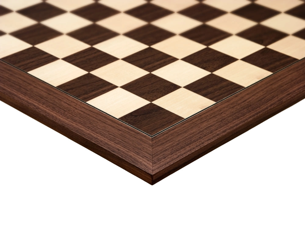 60 cm Montgoy Palisander und Ahorn Deluxe Schachbrett