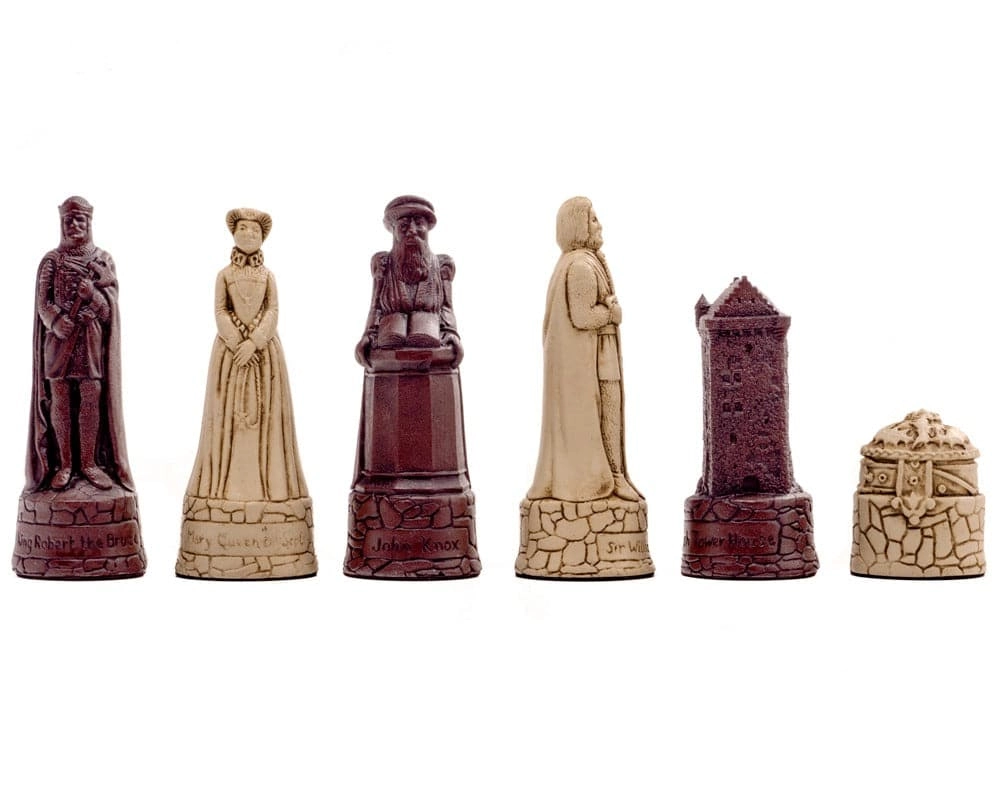 Berkeley Chess Schottische Russet Schachfiguren