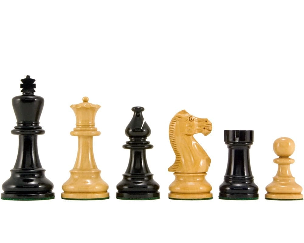 Atlantik Serie Staunton Schwarz & Natur lackiert 10 cm