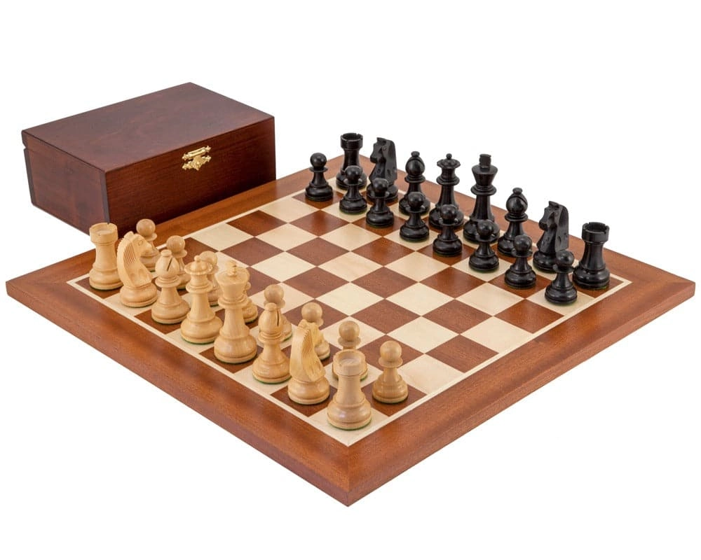 Schachset der Down Head Black Championship