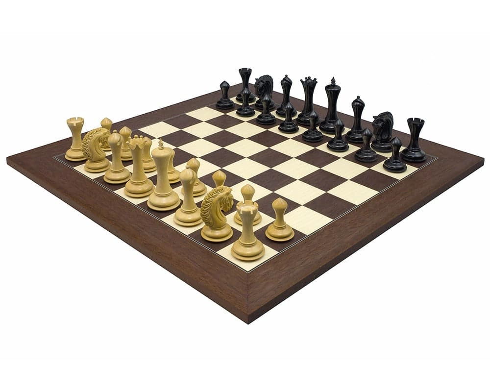 Das Empire Springer Ebenholz-Palisander-Schachset