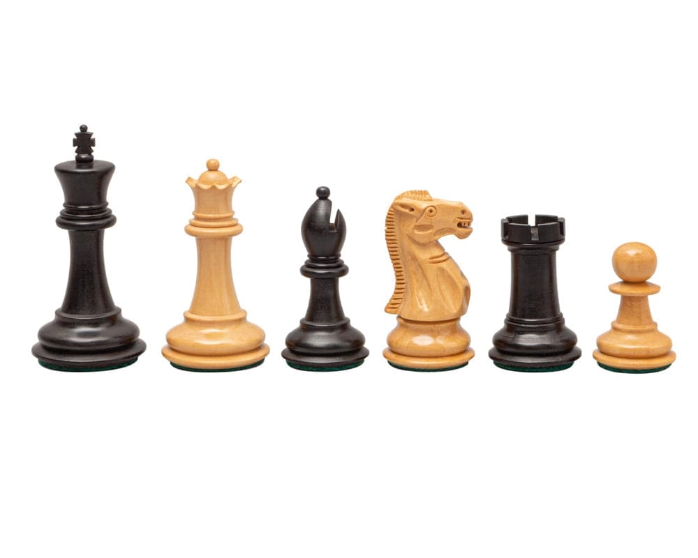 Warwick Serie 8 cm ebonisierte Schachfiguren