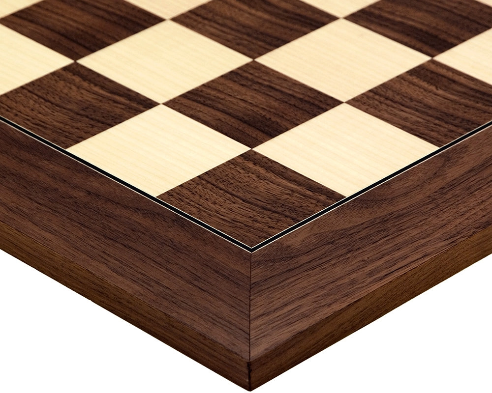 55 cm Montgoy Palisander und Ahorn Deluxe Schachbrett