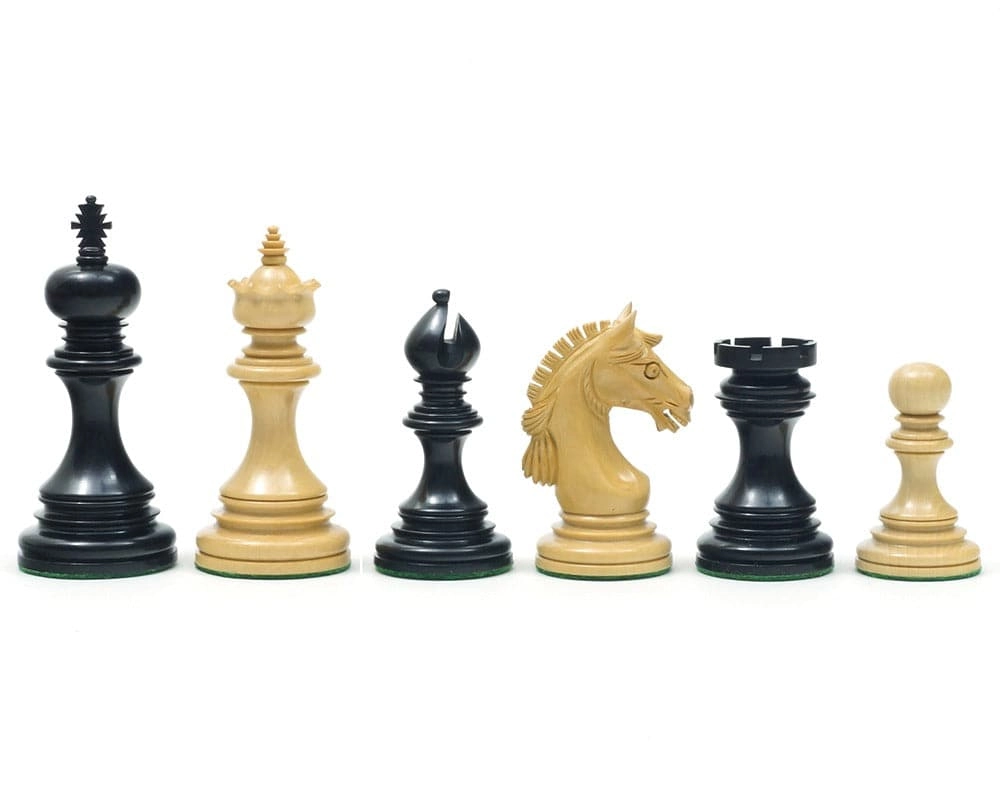 Die Garvi Ebenholz Schachfiguren 10 cm