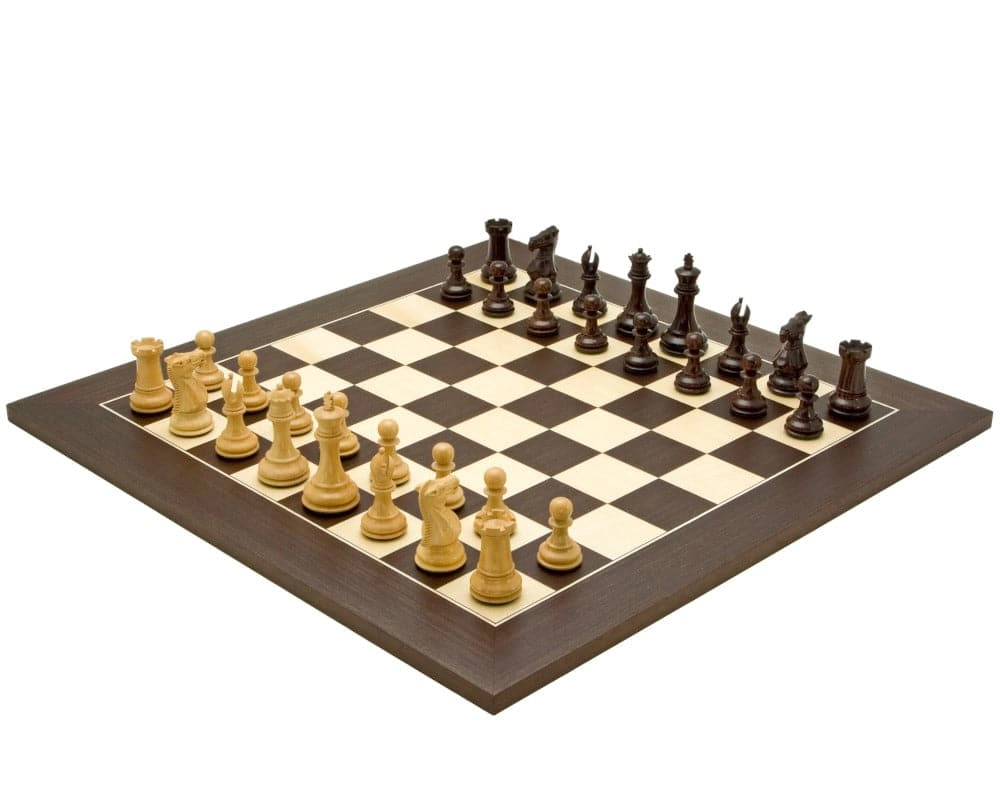 Windsor Schachset aus Wenge und Rosenholz