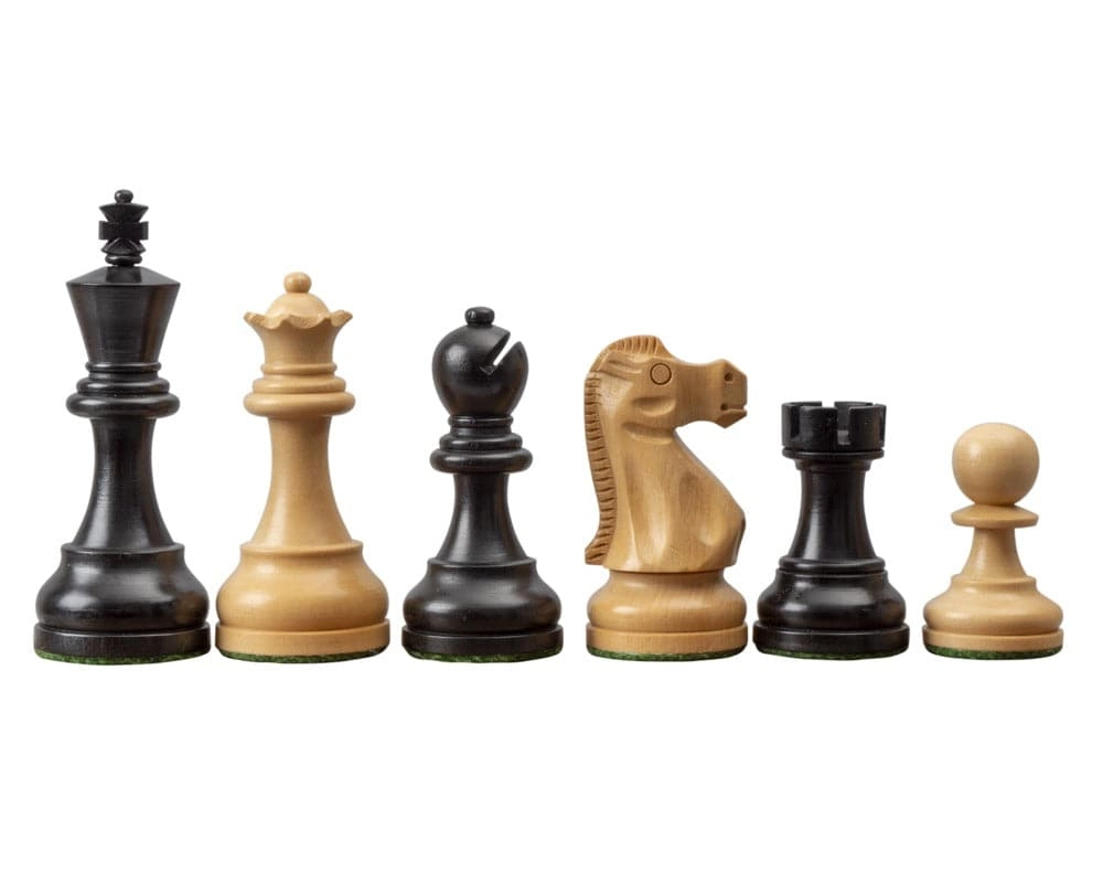Die Levisham Schachfiguren aus 9 cm ebonisiertem Buchsbaum