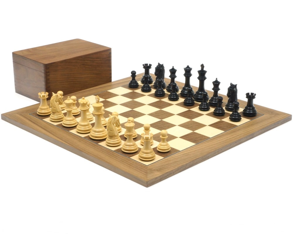 Das Gambit Walnuss-Schachset