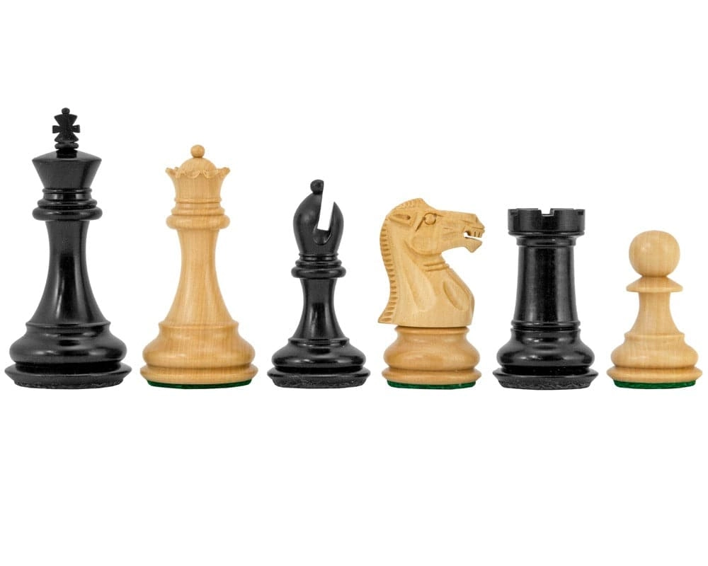 Highclere-Serie Ebenholz Staunton Schachfiguren 8 cm
