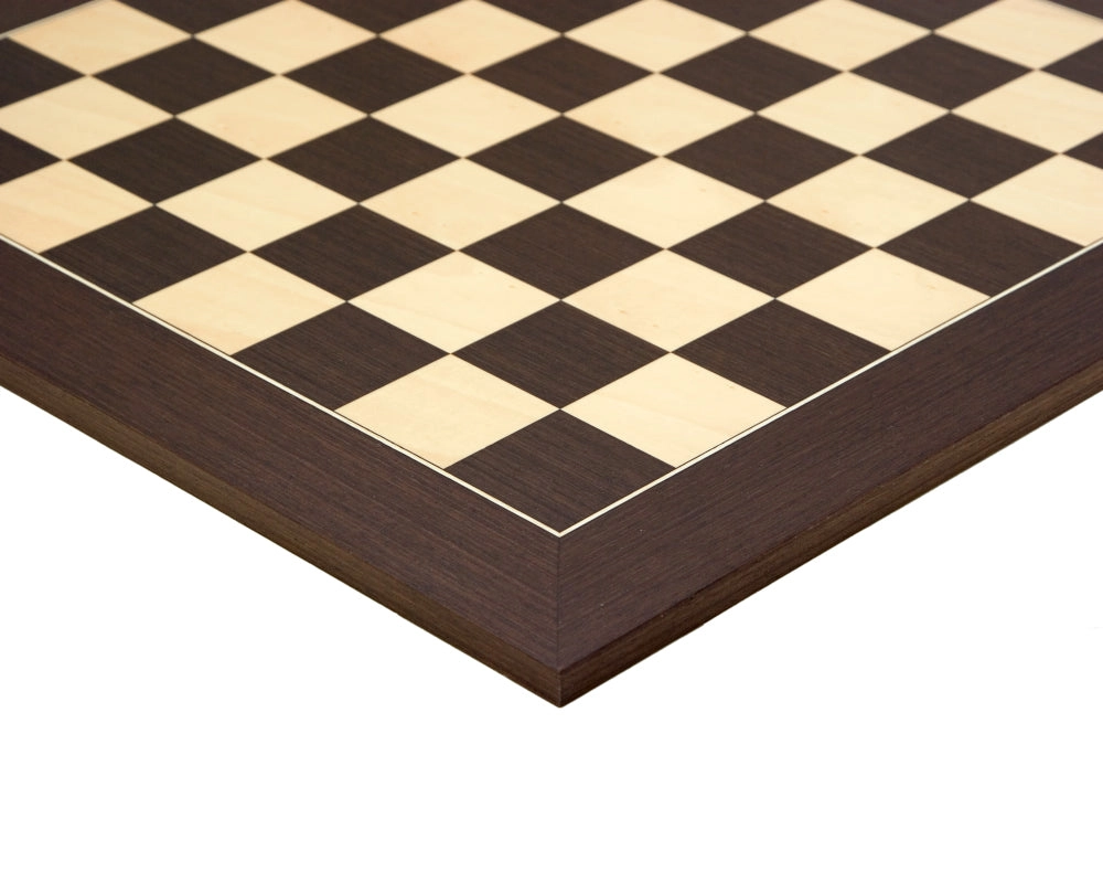 55 cm Wenge und Ahorn Deluxe Schachbrett