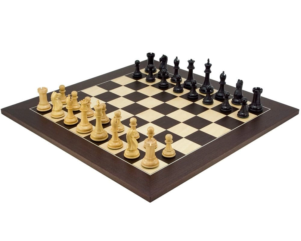 Oxford-Serie Schwarz und Wenge Schachset
