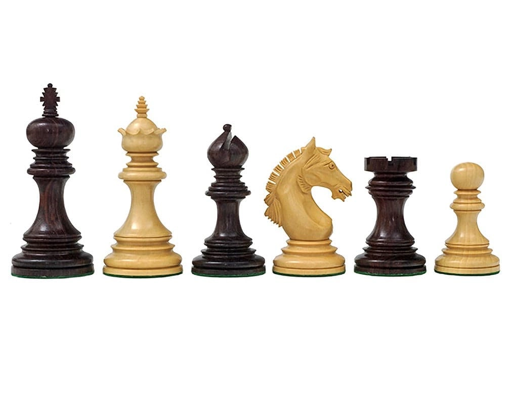 Die Garvi 10 cm Rosenholz-Schachfiguren