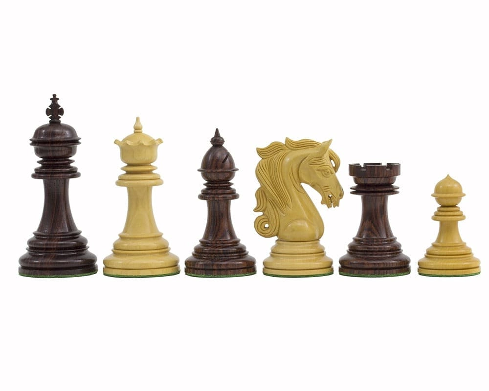 Die Kingsgate Schachfiguren aus Palisander 11 cm
