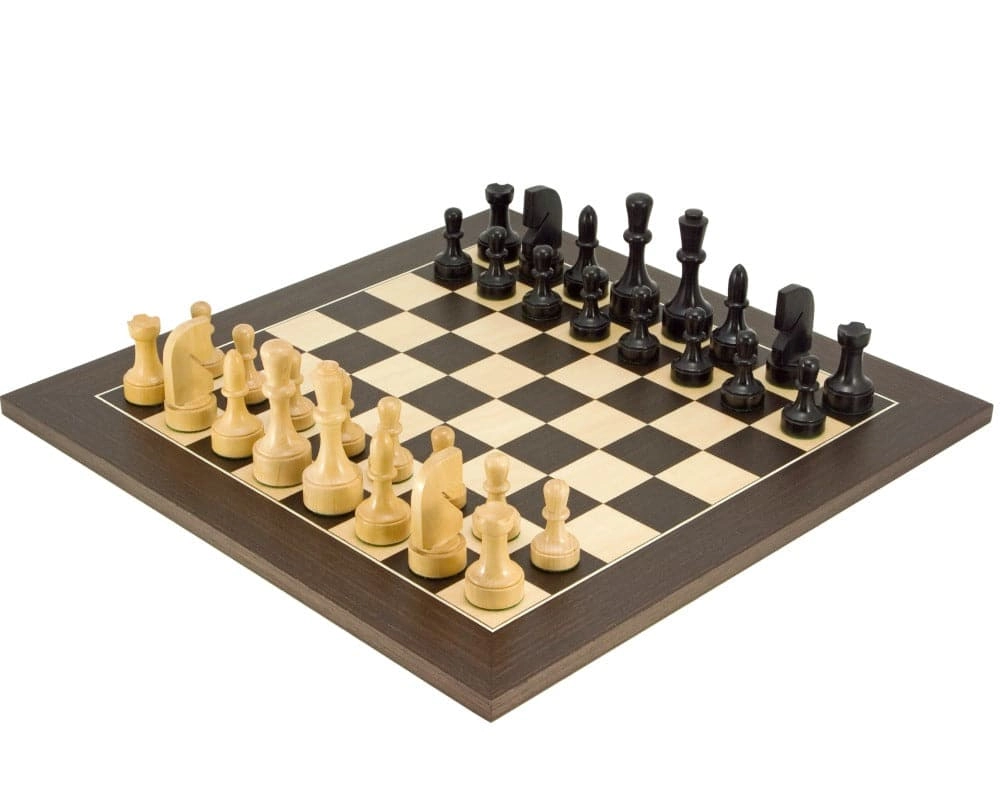 Zeitgenössische Serie Wenge Schachset