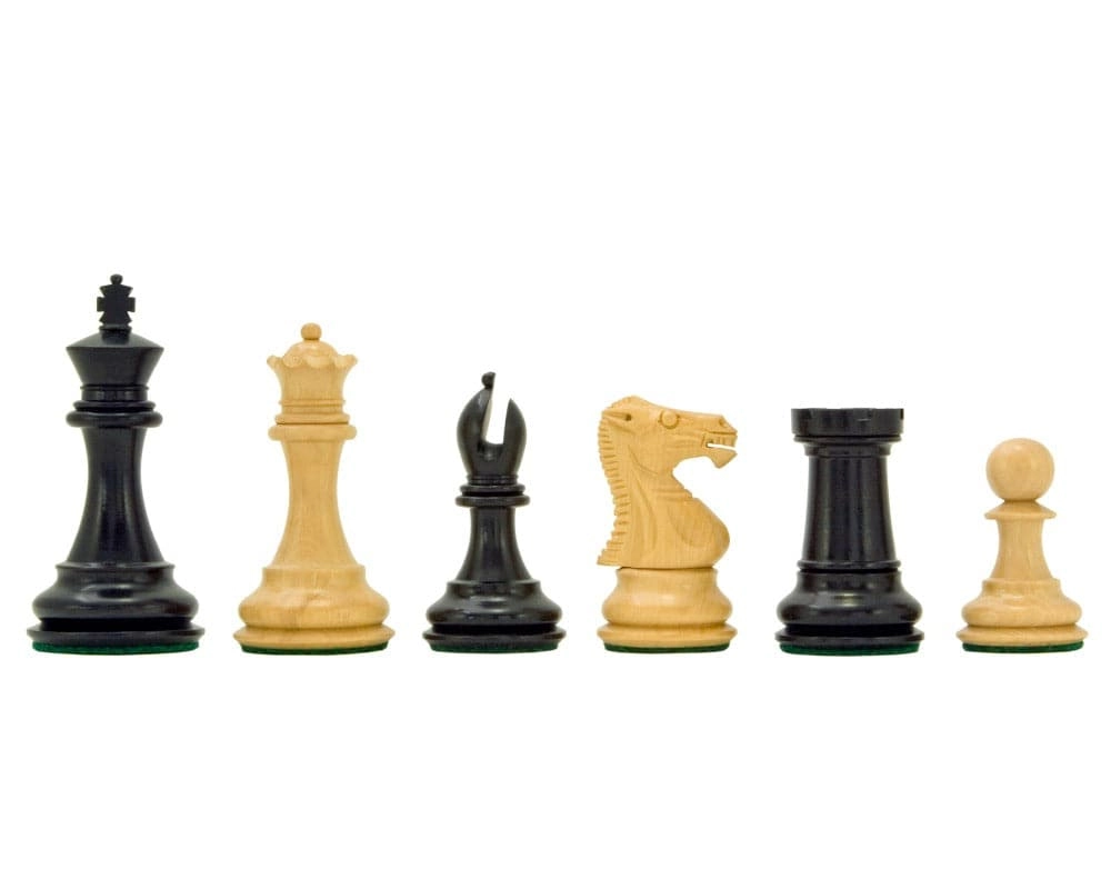 Windsor Serie Ebenholz Staunton Schachfiguren 8 cm