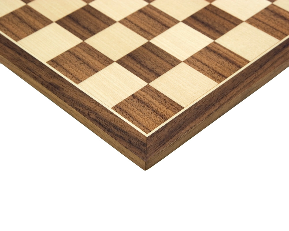 35 cm Walnuss- und Ahorn-Schachbrett