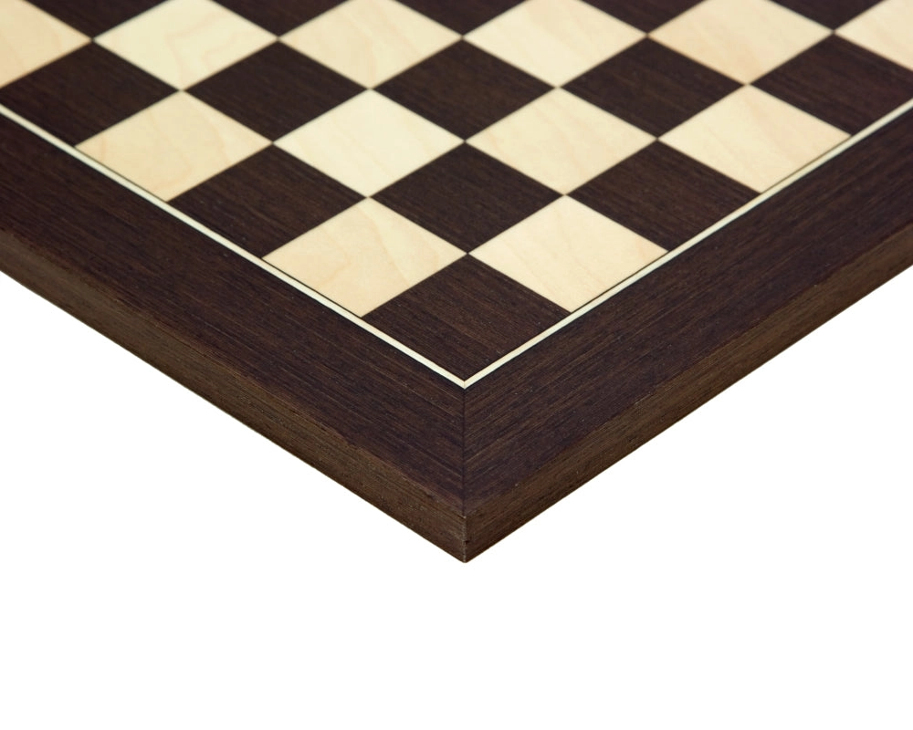 35 cm Wenge und Ahorn Deluxe Schachbrett
