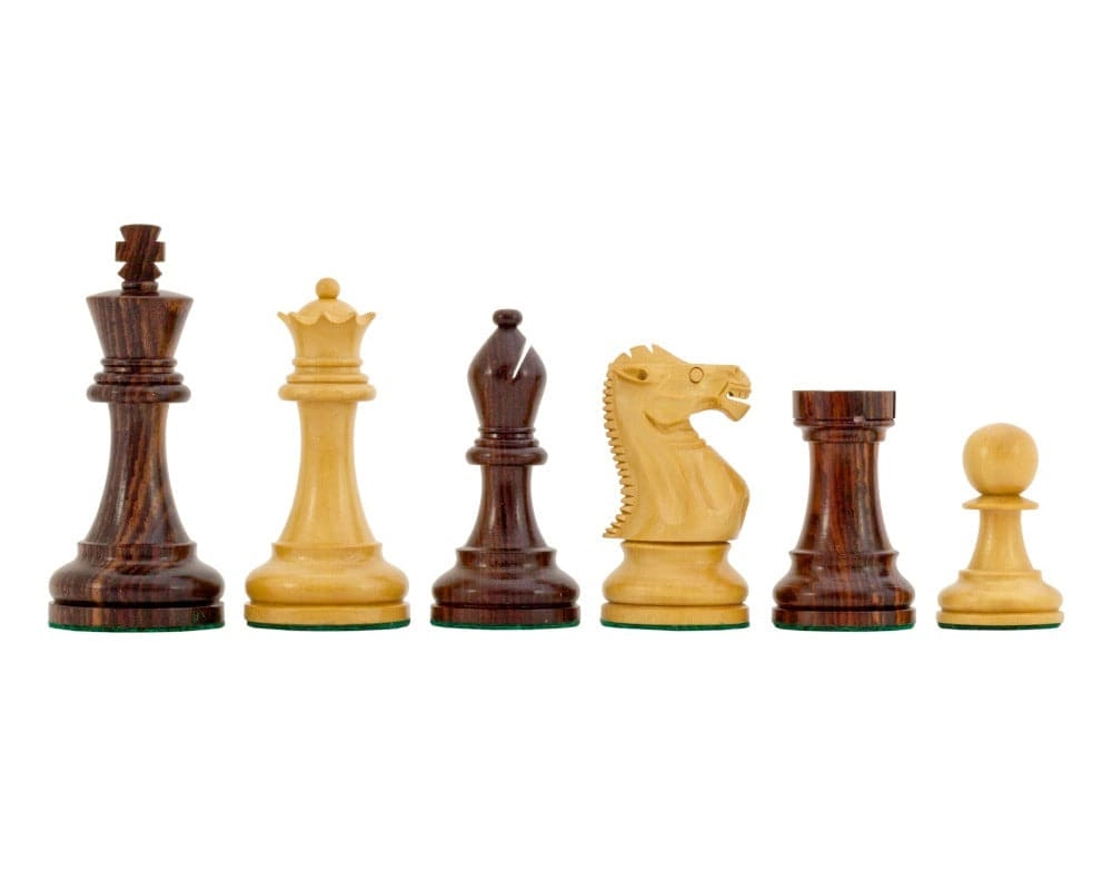 Rosewood Staunton Deluxe Schachfiguren 10 cm