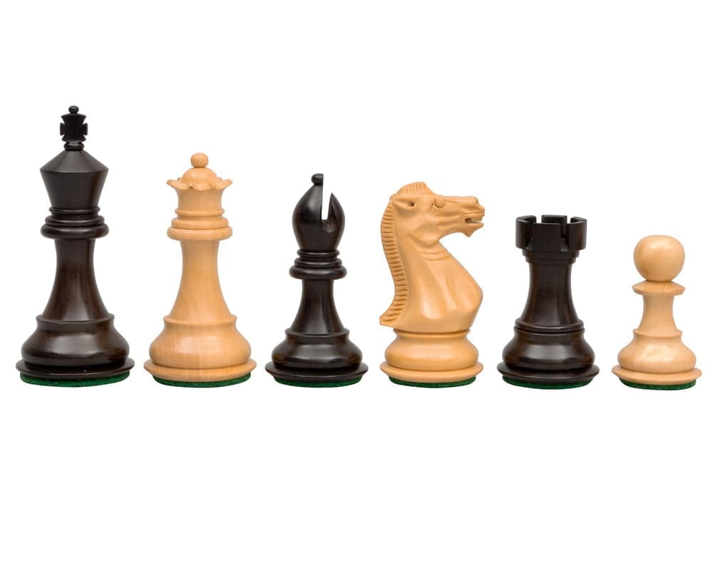 Die Springerfigur "Stallion" aus ebonisierten Schachfiguren 9 cm
