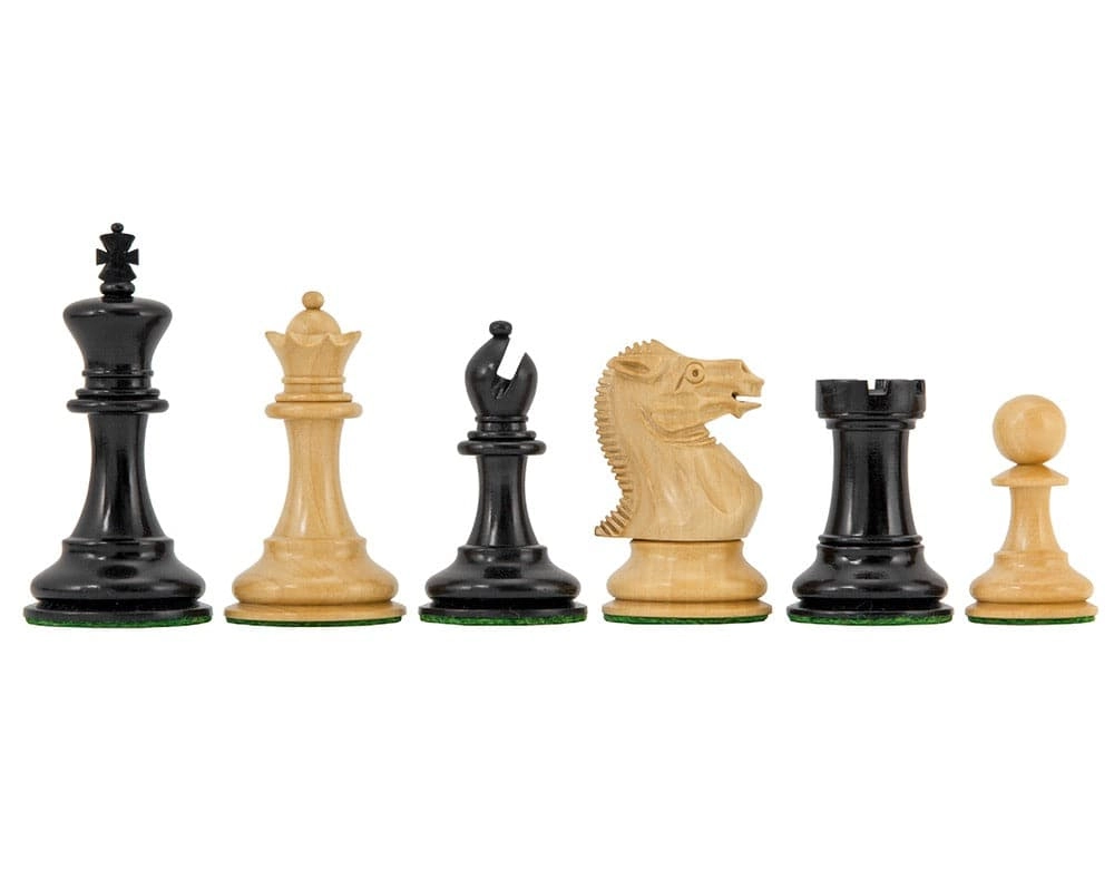 Highgrove Serie Ebenholz Staunton Schachfiguren 8 cm