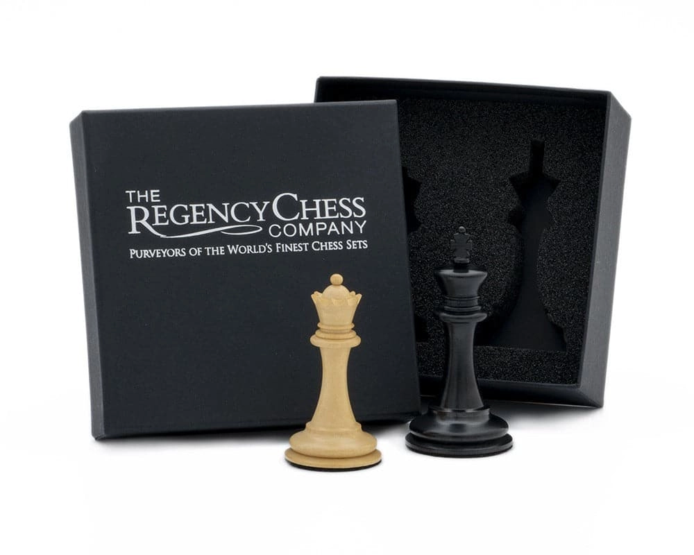König und Dame Geschenkeset 9 cm ebonisiert