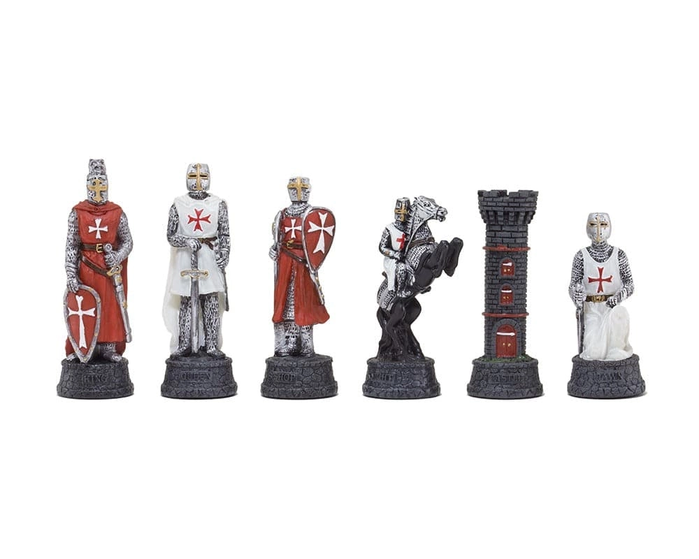 Die handbemalten Kreuzzügler-Schachfiguren von Italfama