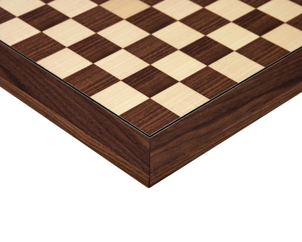 45 cm Montgoy Palisander und Ahorn Deluxe Schachbrett