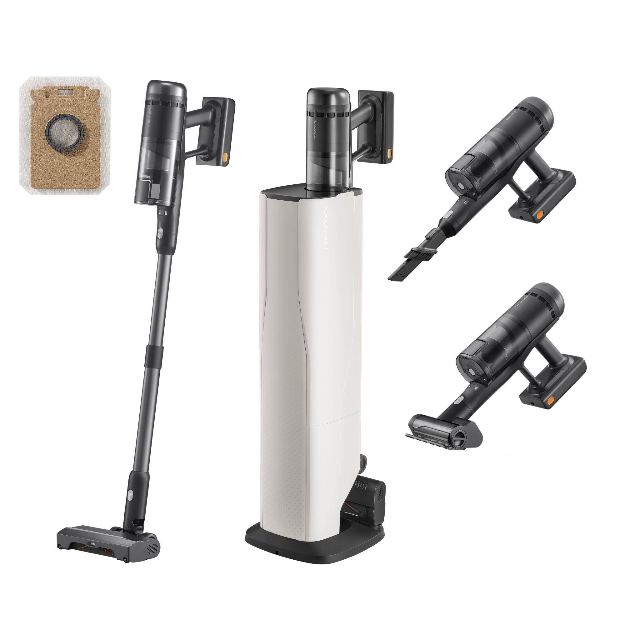Roborock H60 Hub Ultra Akku-Staubsauger mit Absaugstation