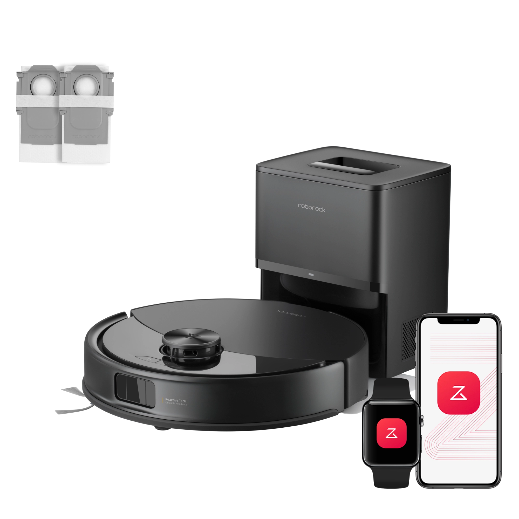 Roborock Q10 S5+ Set Saug- und Wischroboter mit Auto-Entleerungsstatio