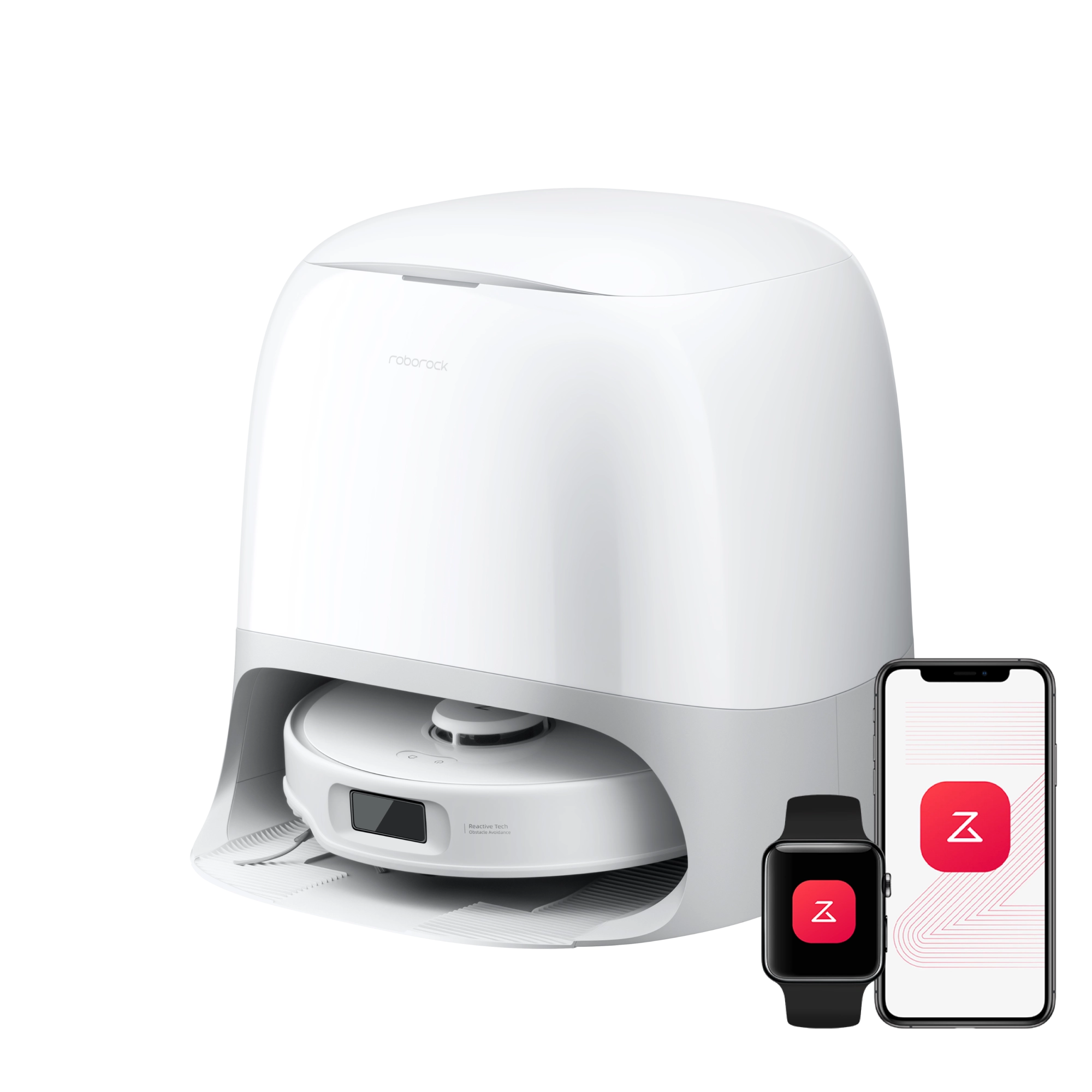 Roborock Qrevo Curv S5X Saugroboter mit DuoDivide® Hauptbürste und Mul