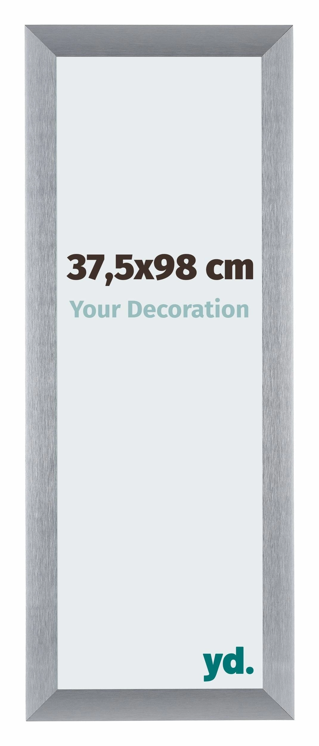 Bilderrahmen 37,5x98cm Silber Gebürstet Aluminium Tucson