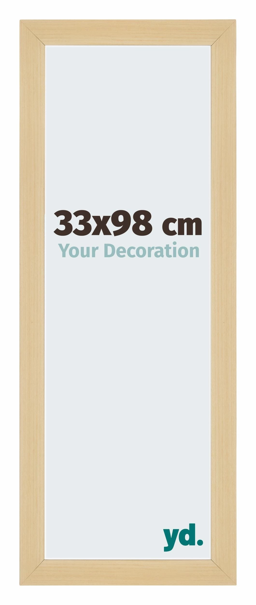 Puzzlerahmen 33x98 cm - Ahorn Dekor - MDF - Mura