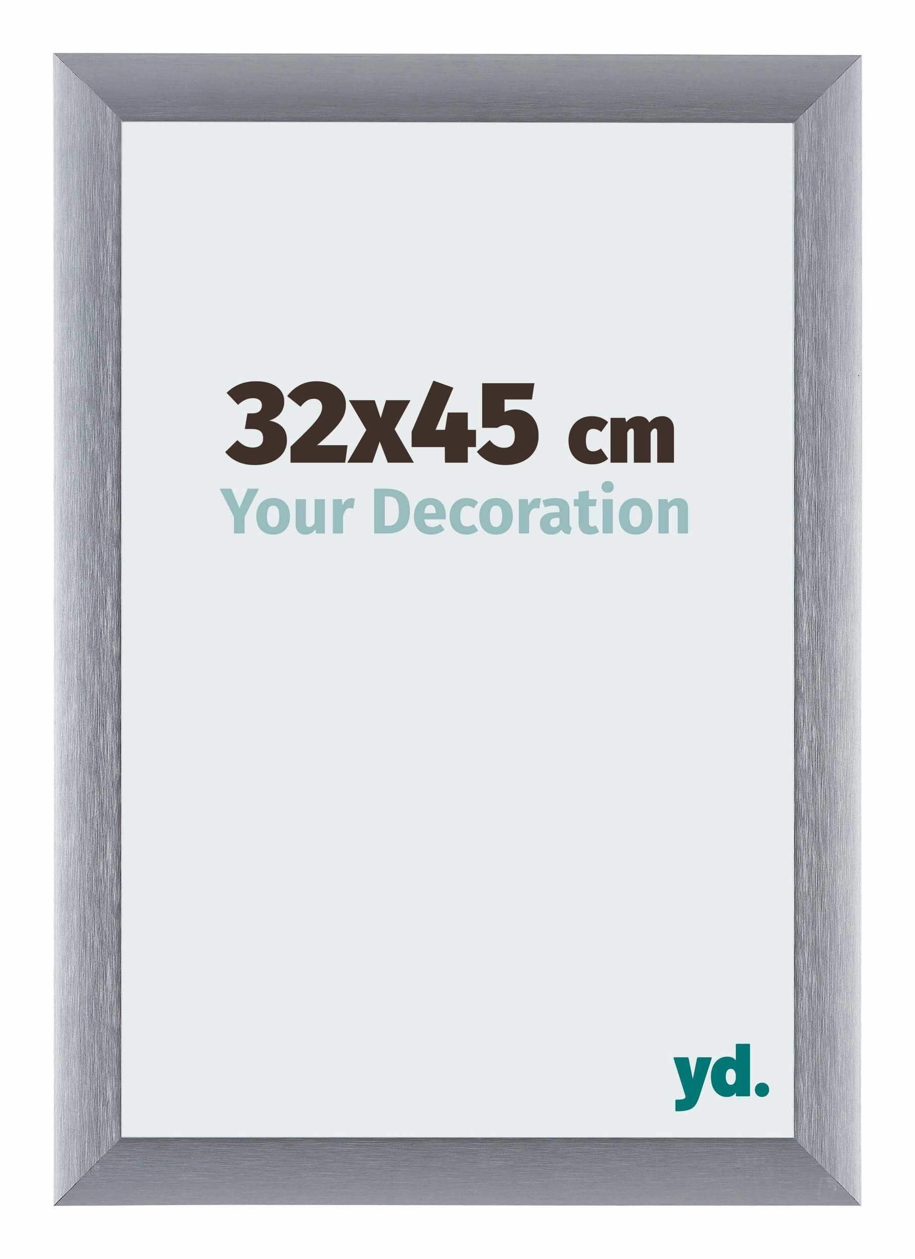 Bilderrahmen 32x45cm Silber Gebürstet Aluminium Tucson