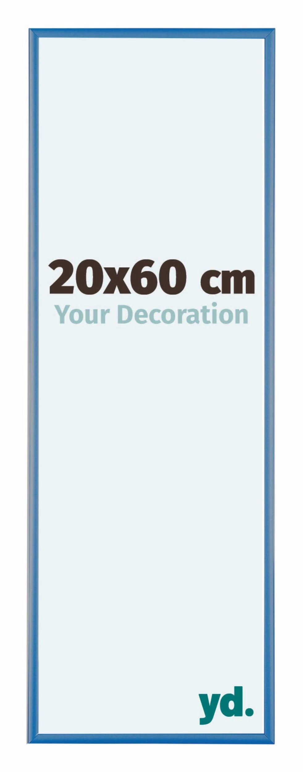 Bilderrahmen 37,5x98 cm - Stahl Blau - Aluminium - Austin