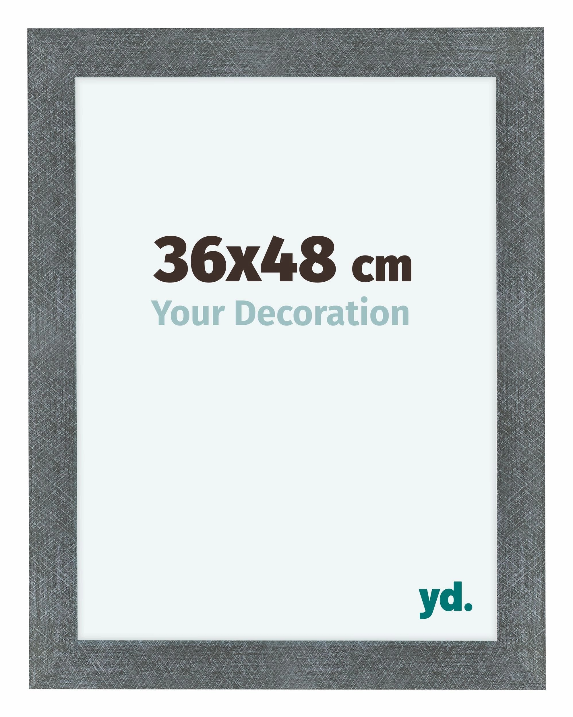 Bilderrahmen 36x48 cm - Eisen Gewischt - MDF - Como
